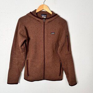 Patagonia Better Sweater Hoodie Brown Medium Zip Up Women's
